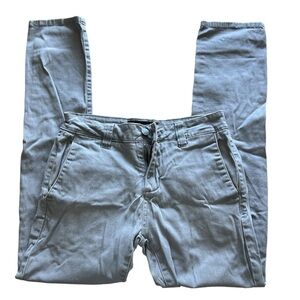 RSQ mens’‎ Chino London Skinny size 28x30 in gray